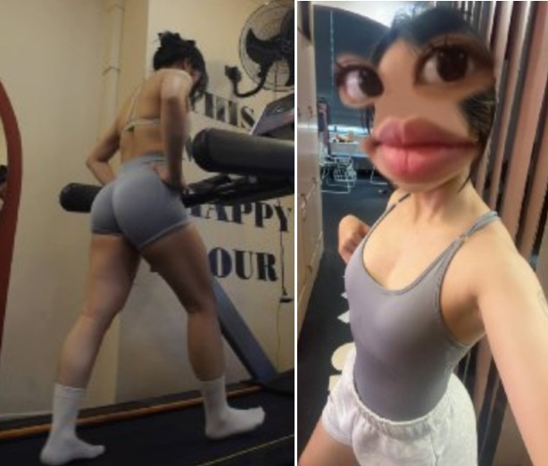 Clip sex cô Gymer mông nở nhún nhảy cực bốc lửa