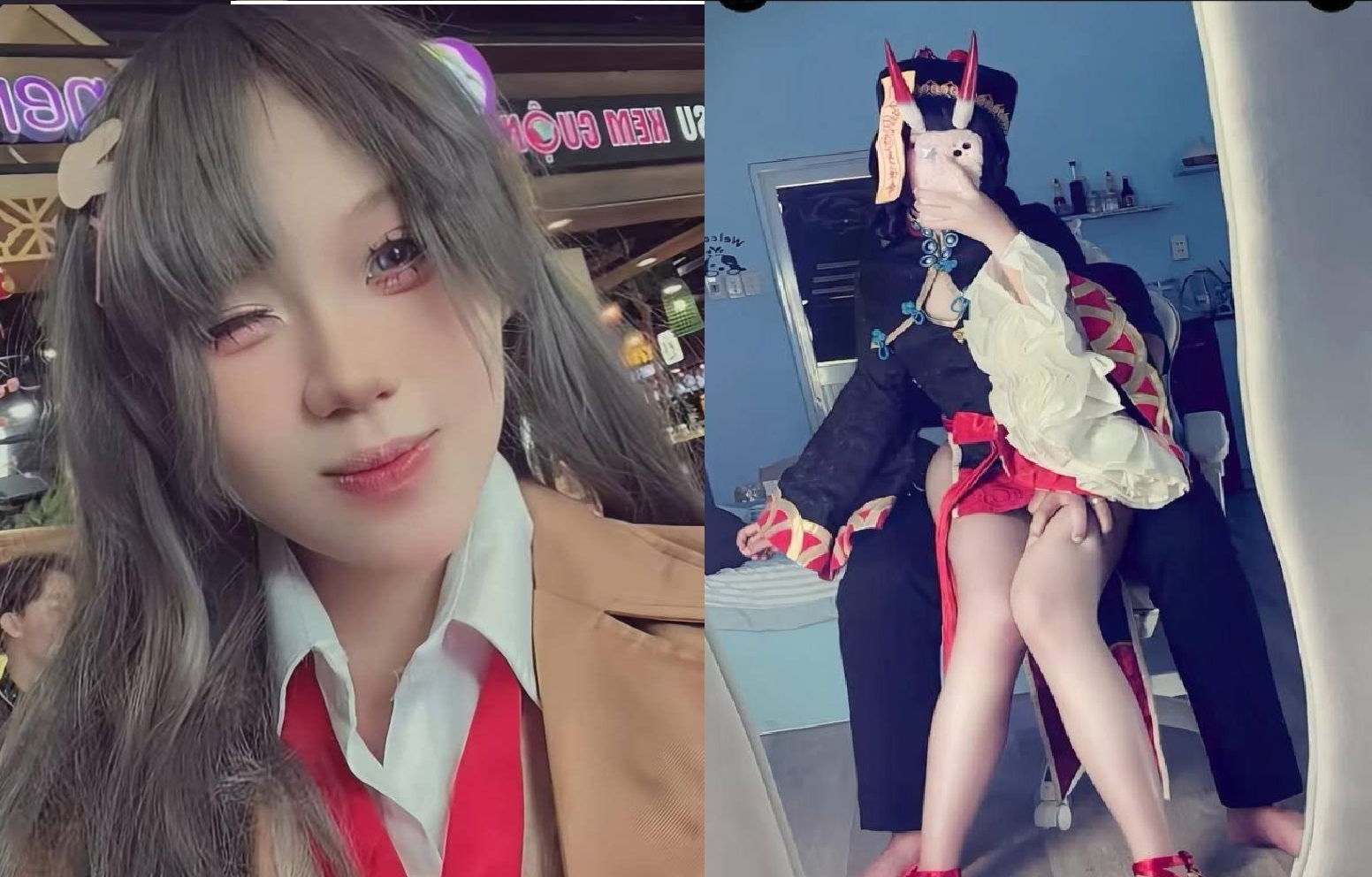 Phim Lộ clip thiên thần cosplay bắt cá hai tay cực hot