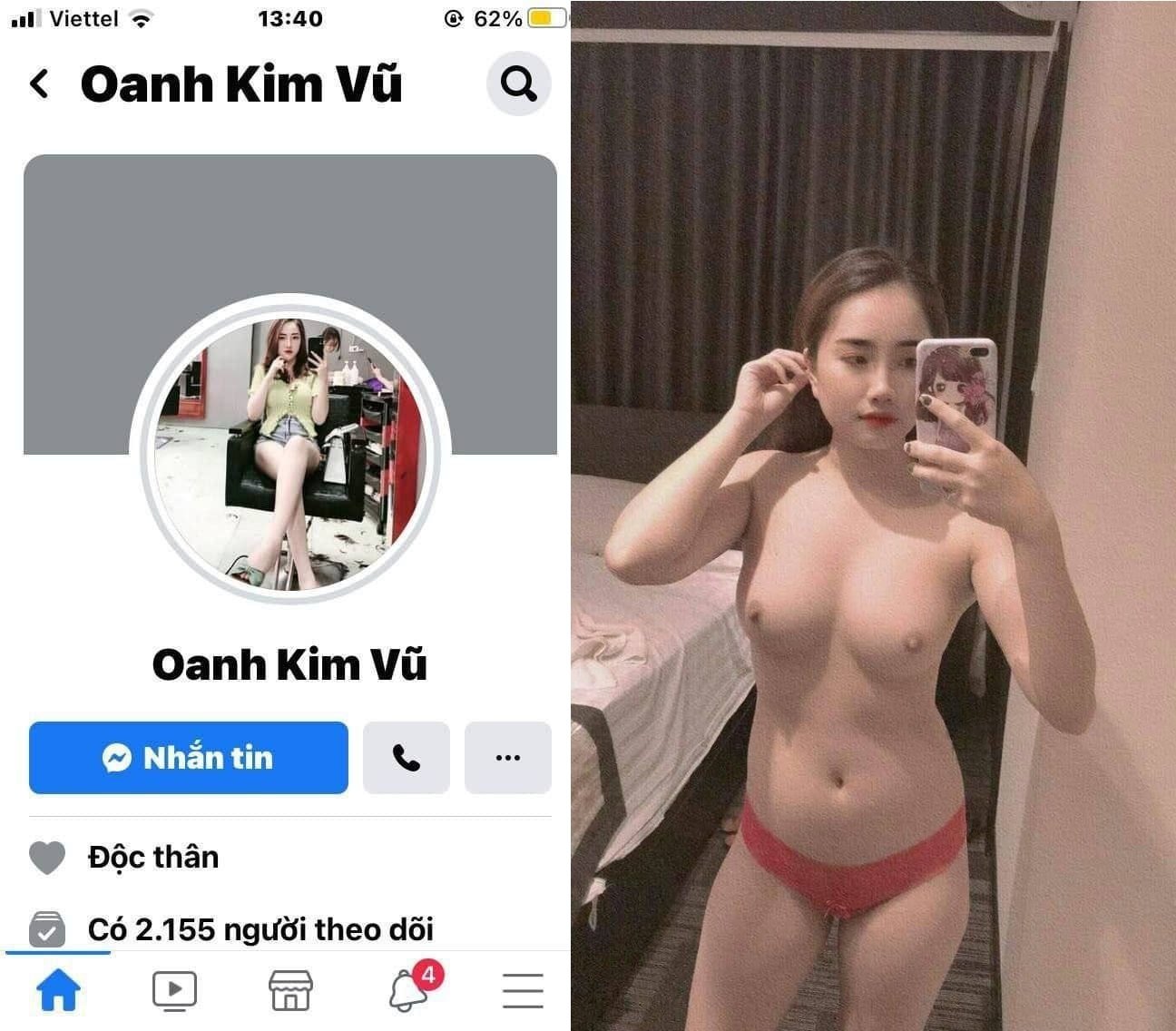 Phim Vũ Kim Oanh ân ái kèm theo lời nói khiêu gợi